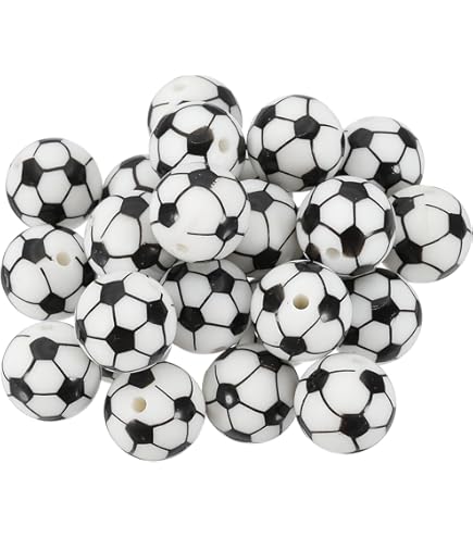 Amazon.co.jp: スポーツ ボール ビーズ サッカーボール 12mm 50個